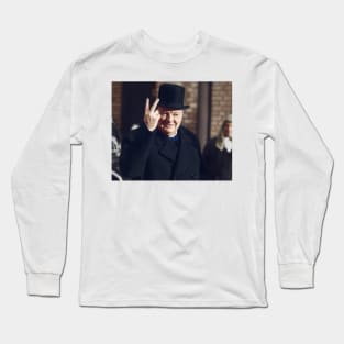 Winston Churchill in Colour Long Sleeve T-Shirt